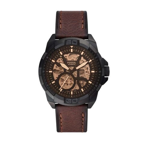 Montre Fossil Bronson 44 Marron - Montres Homme | Histoire d’Or