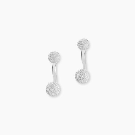 Bijoux D'oreilles Rosely Argent Blanc - Boucles d'oreilles fantaisie Femme | Histoire d’Or