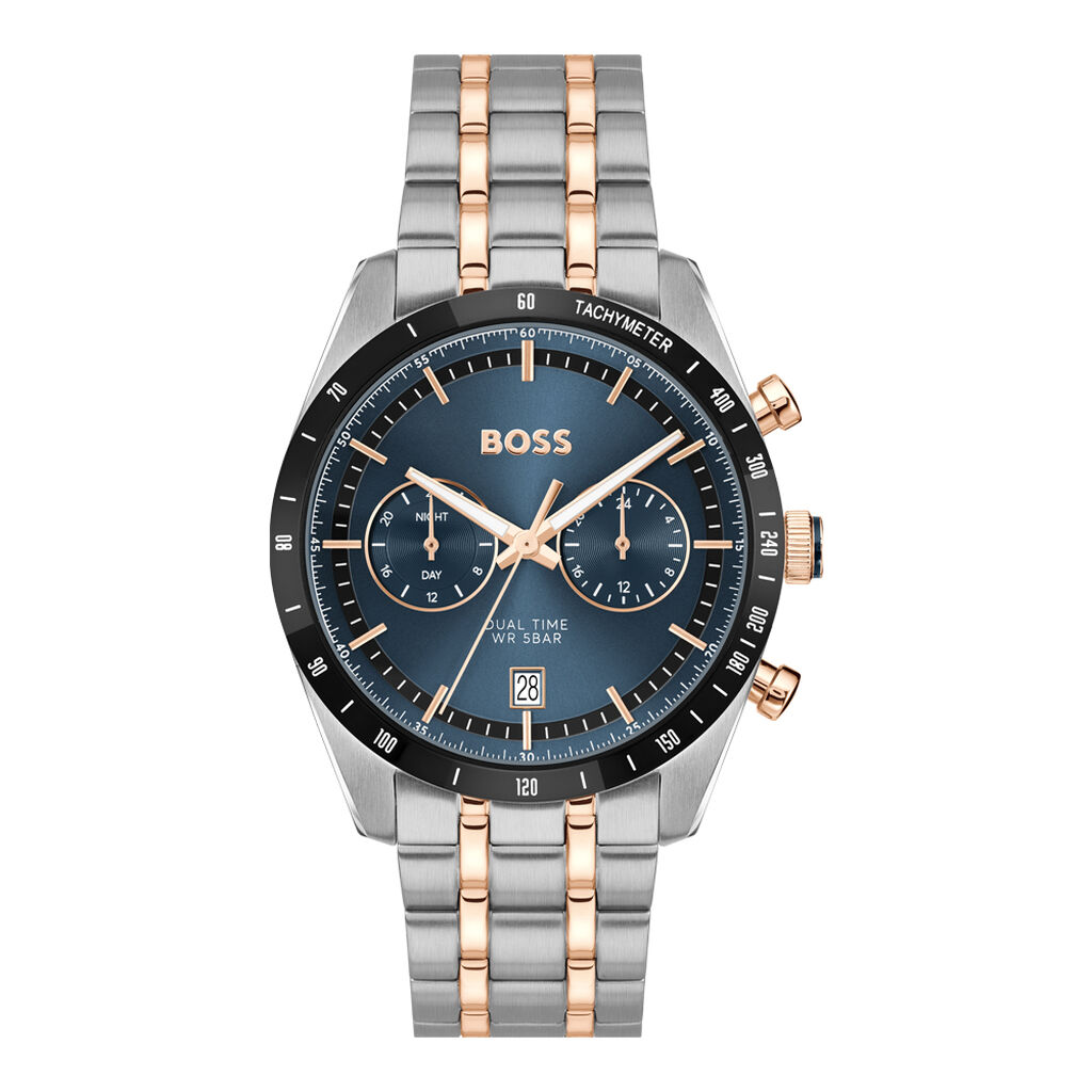 Montre Boss Tourmaster Bleu - Nouveautés montres Homme | Histoire d’Or