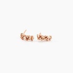 Cr&eacute;oles Rio Argent Rose Oxyde De Zirconium - Boucles d'oreilles cr&eacute;oles Femme | Histoire d&rsquo;Or