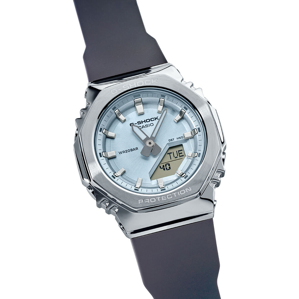 Montre Casio G-shock Bleu Sky - Id&eacute;es cadeaux Femme | Histoire d&rsquo;Or