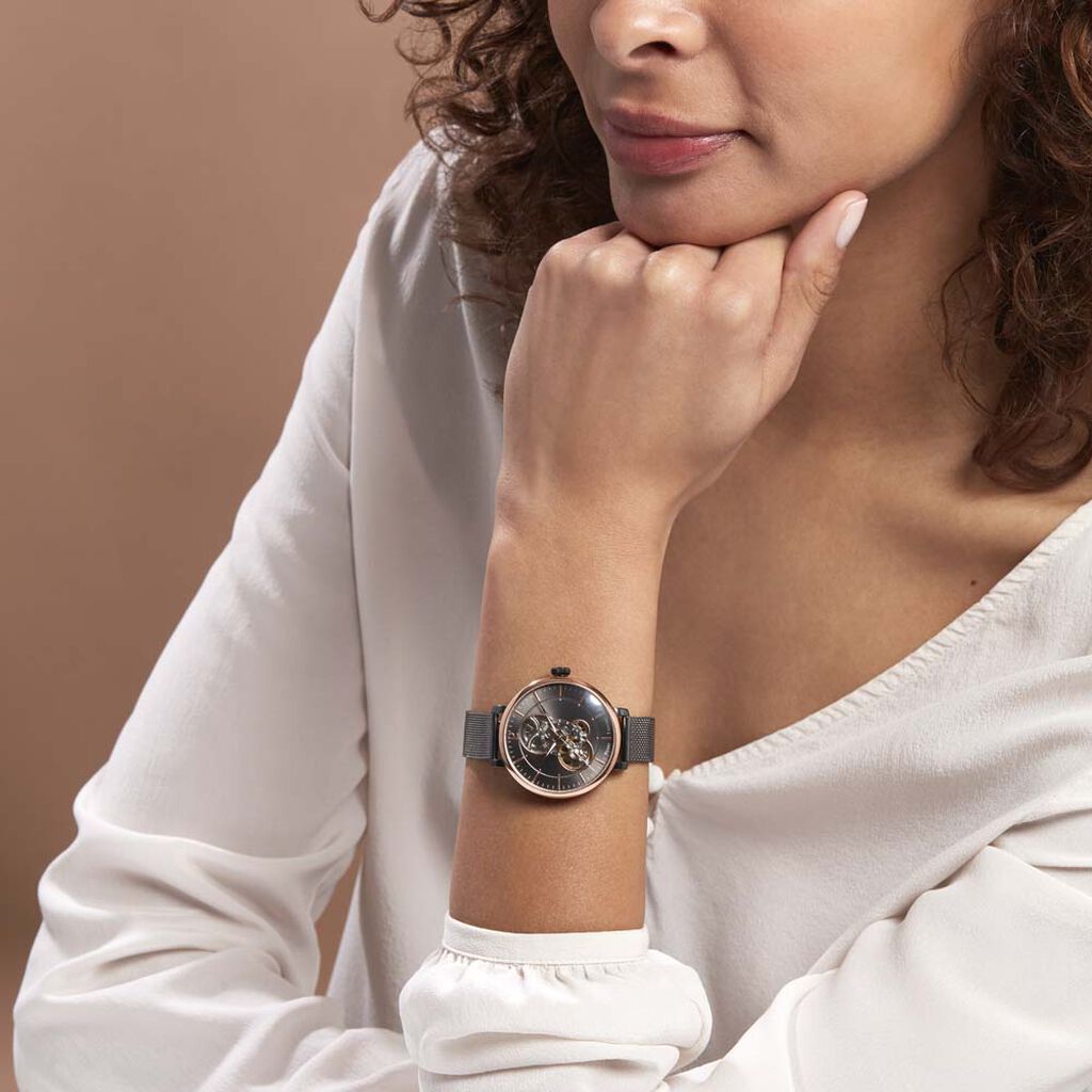 Montre Pierre Lannier Melodie Gris - Montres Femme | Histoire d’Or