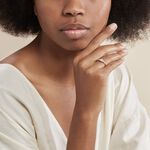 Bague Mallory Argent Blanc Oxyde De Zirconium - Bagues avec pierre Femme | Histoire d&rsquo;Or