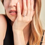 Bague Eliisa Or Blanc Diamant - Bagues solitaires Femme | Histoire d&rsquo;Or