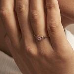 Bague Plaqu&eacute; Or Jaune Alais Oxyde De Zirconium - Bagues solitaires Femme | Histoire d&rsquo;Or