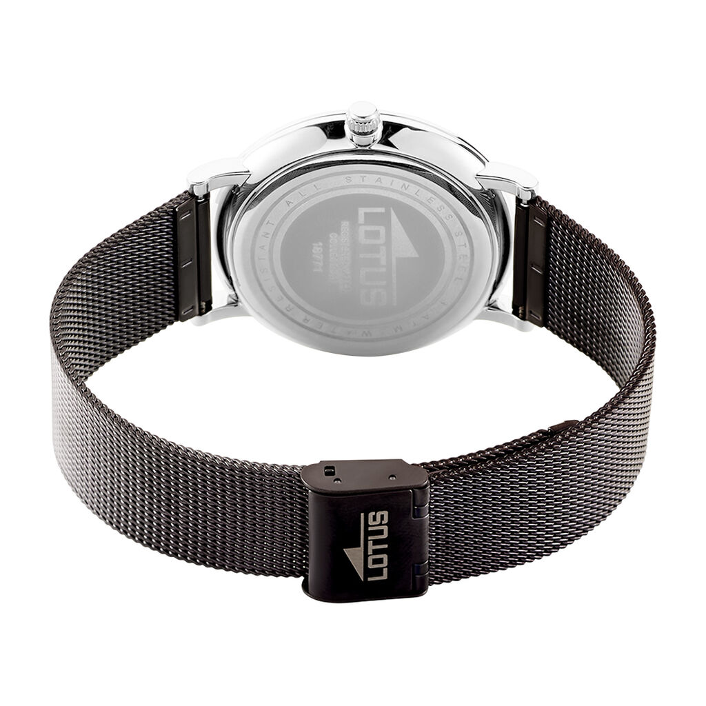 Montre Lotus Minimalist Noir - Montres Famille | Histoire d&rsquo;Or