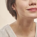 Boucles D'oreilles Puces Angie Or Blanc Saphir Et Diamant - Clous d'oreilles Femme | Histoire d&rsquo;Or