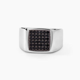 Bague Otylia Argent Blanc Oxyde De Zirconium - Chevalières Famille | Histoire d’Or