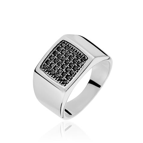 Bague Otylia Argent Blanc Oxyde De Zirconium - Chevalières Famille | Histoire d’Or