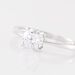 Solitaire Abriel Or Blanc Oxyde De Zirconium - Bagues solitaires Femme | Histoire d’Or