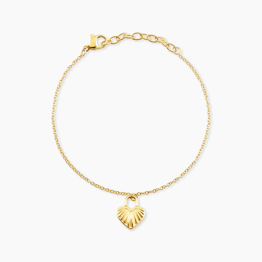 Bracelet Julianna Acier Jaune - Bijoux sans pierre Femme | Histoire d&rsquo;Or