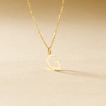 Pendentif Ionia Lettre Or Jaune - Pendentifs Famille | Histoire d&rsquo;Or