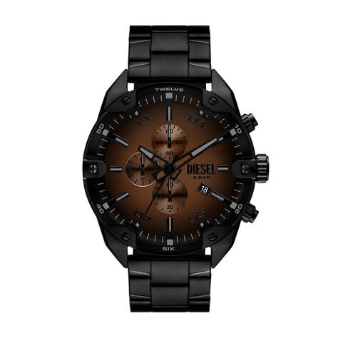 Montre Diesel Spiked Marron - Montres Homme | Histoire d&rsquo;Or