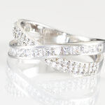 Bague Audon Argent Blanc Oxyde De Zirconium - Bagues avec pierre Femme | Histoire d&rsquo;Or