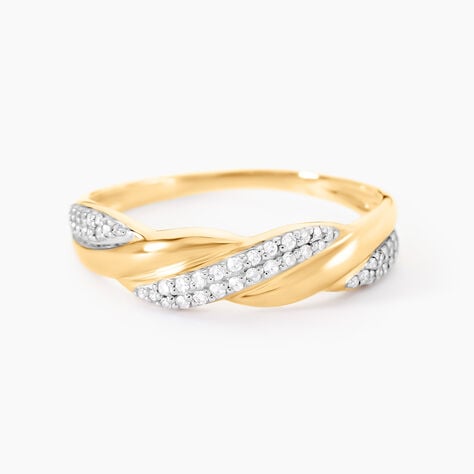 Bague Admète Or Jaune Diamant - Bagues avec pierre Femme | Histoire d’Or