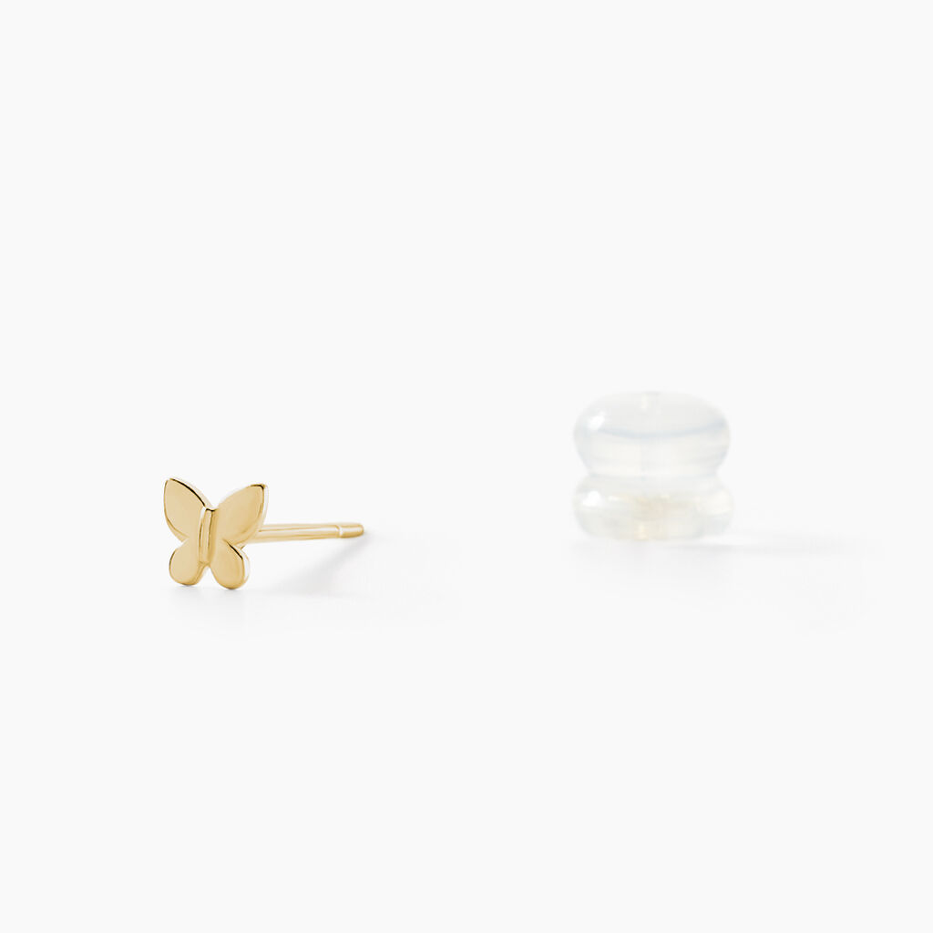 Boucles D'oreilles Puces Siri Or Jaune - Clous d'oreilles Enfant | Histoire d’Or