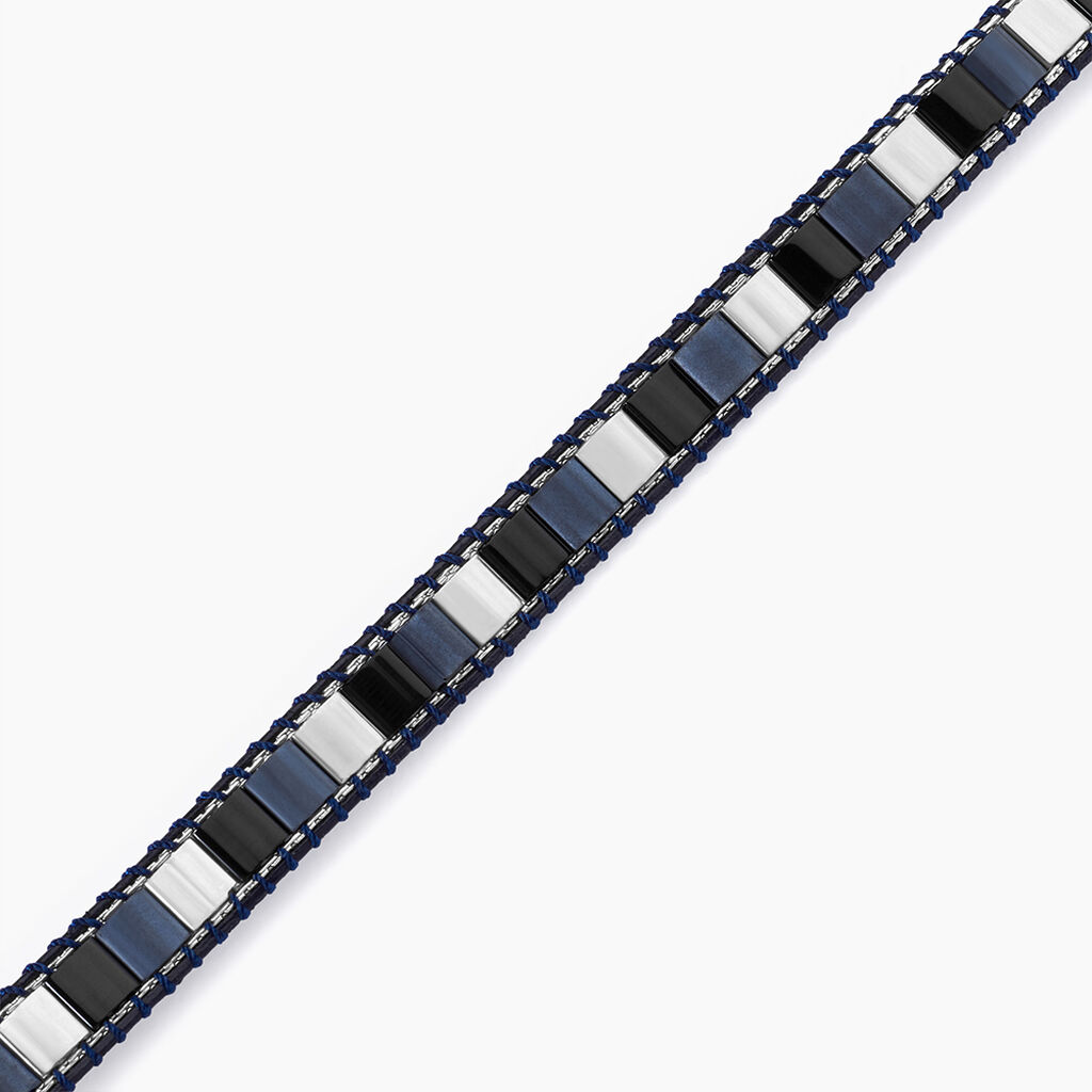 Bracelet Jourdan Layton Acier Argenté - Nouveautés Homme | Histoire d’Or