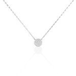 Collier Argent Blanc Turin Oxydes De Zirconium - Colliers fantaisie Femme | Histoire d&rsquo;Or