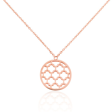 Collier Nevenka Acier Rose - Colliers fantaisie Femme | Histoire d&rsquo;Or