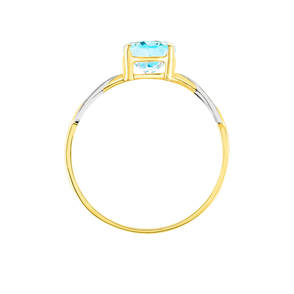 Bague Bonnie Or Bicolore Topaze -  Femme | Histoire d’Or
