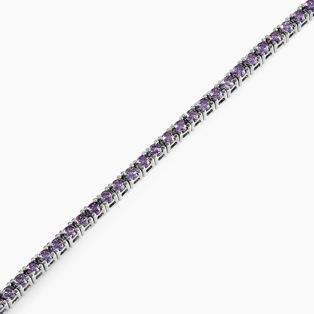 Bracelet Rio Tennis Argent Blanc Oxyde De Zirconium - Bracelets Femme | Histoire d’Or