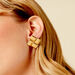 Boucles D'Oreilles Puces Lilly Acier Jaune - Boucles d'oreilles fantaisie Femme | Histoire d’Or