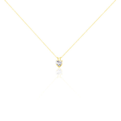 Collier Aodren Or Jaune Oxyde De Zirconium - Colliers Famille | Histoire d’Or