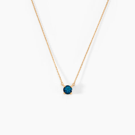 Collier Plaqu&eacute; Or Jaune Nilay Oxyde De Zirconium - Colliers fantaisie Femme | Histoire d&rsquo;Or