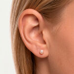 Boucles D'Oreilles Puces Bianca Or Jaune Perle De Culture - Clous d'oreilles Enfant | Histoire d&rsquo;Or