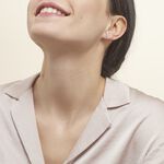 Cr&eacute;oles Callyste Rondes Argent Blanc Oxyde De Zirconium - Boucles d'oreilles fantaisie Femme | Histoire d&rsquo;Or