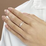 Bague Florenty Argent Blanc Perle De Culture Et Oxyde De Zirconium - Bagues avec pierre Femme | Histoire d&rsquo;Or