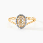 Bague Or Jaune Finola Diamants - Bagues avec pierre Femme | Histoire d&rsquo;Or