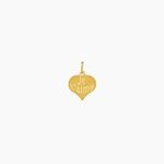 Pendentif Eudocie Coeur Message Or Jaune - Pendentifs Femme | Histoire d&rsquo;Or