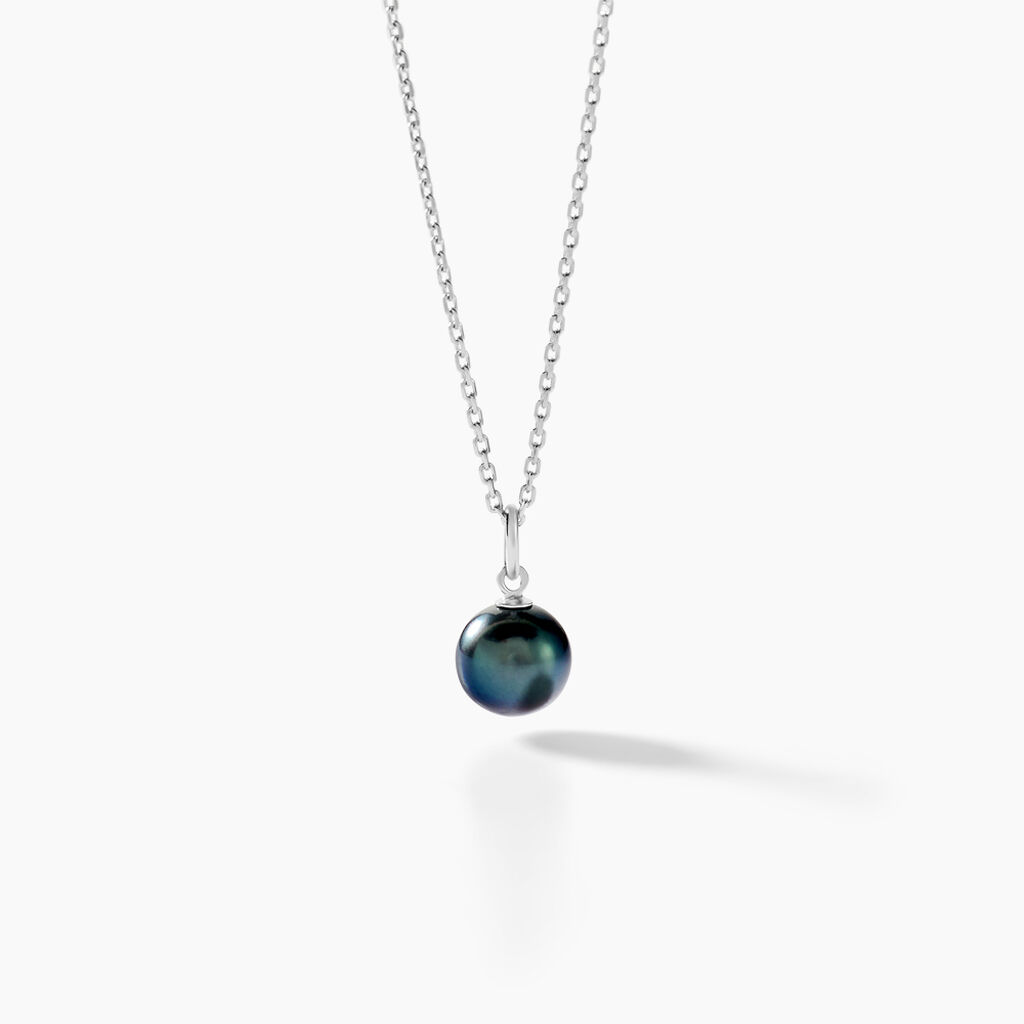 Pendentif Syana Or Blanc Perle De Culture De Tahiti - Pendentifs Femme | Histoire d’Or