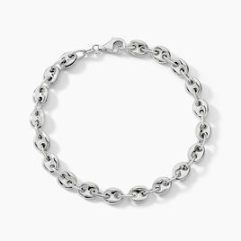Bracelet Carrus Argent Blanc - Bracelets chaîne Homme | Histoire d’Or