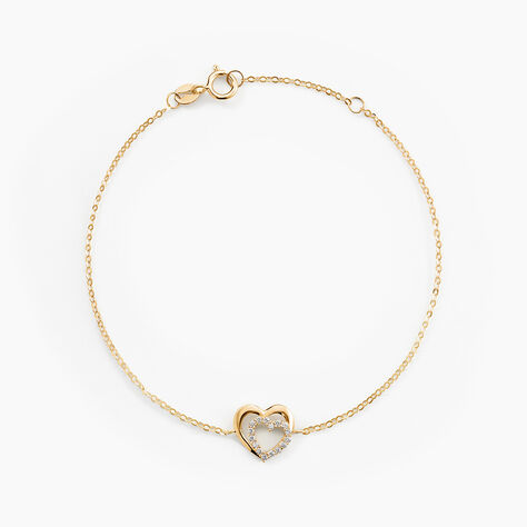 Bracelet Constancia Or Jaune Oxyde De Zirconium - Bracelets Femme | Histoire d&rsquo;Or
