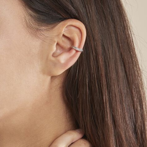 Bague D'oreille Unitaire Ollie Argent Blanc - Boucles d'oreilles fantaisie Femme | Histoire d’Or
