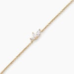 Bracelet Siona Plaque Or Jaune Oxyde De Zirconium - Bracelets Femme | Histoire d&rsquo;Or