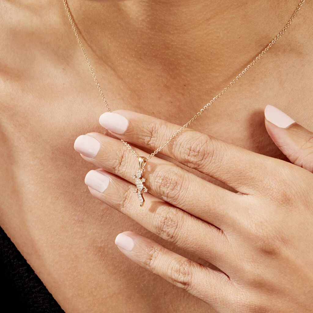 Collier Lehar Plaqué Or Oxyde - Colliers fantaisie Femme | Histoire d’Or
