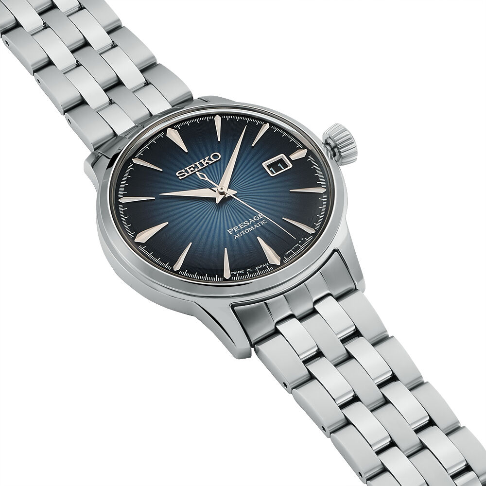Montres Seiko SRPB41J1 Acier Clip Blanc Ronde HIMHBVB4550