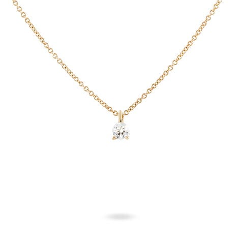 Collier Jenefer Or Jaune Diamant - Colliers Femme | Histoire d&rsquo;Or