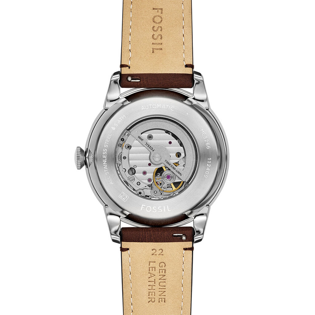 Montre Fossil Townsman C&oelig;ur Battant Cr&egrave;me - F&ecirc;te des p&egrave;res Homme | Histoire d&rsquo;Or
