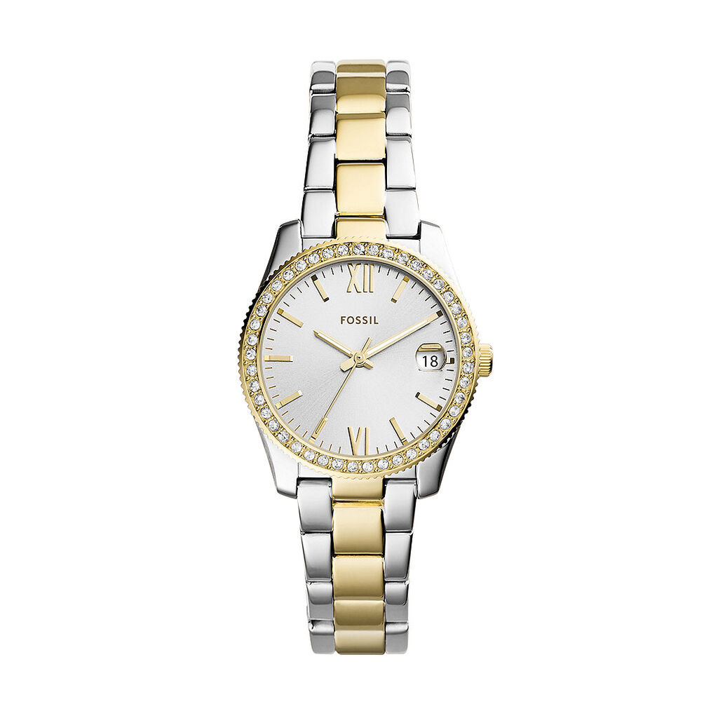 Montre Fossil Scarlette Mini Argent&eacute; - Id&eacute;es cadeaux Femme | Histoire d&rsquo;Or