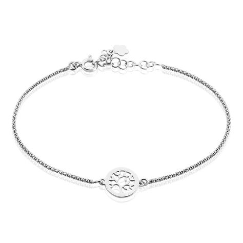 Bracelet Ethna Argent Blanc - Bracelets Femme | Histoire d’Or