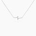 Collier Suraj Argent Blanc Oxyde De Zirconium - Colliers fantaisie Femme | Histoire d’Or