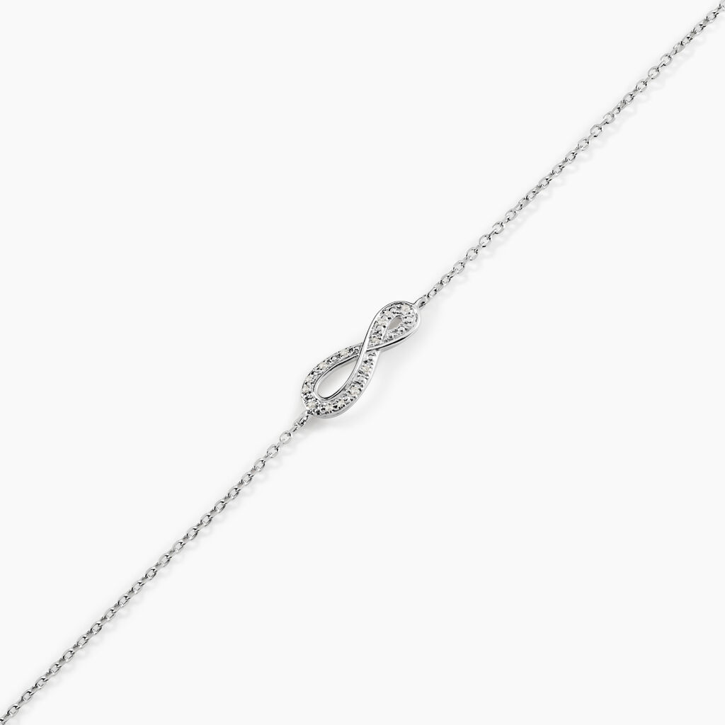 Bracelet Theanna Or Blanc Diamant - Bracelets Femme | Histoire d’Or