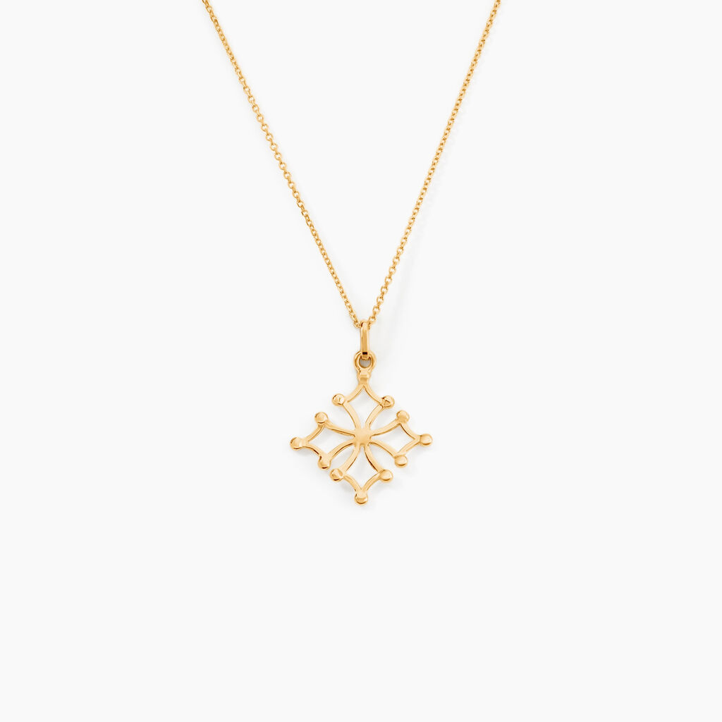 Pendentif Dajo Or Jaune - Pendentifs Baptême Famille | Histoire d’Or