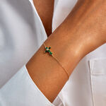Bracelet Badr Or Jaune Oxyde De Zirconium - Bracelets Communion Femme | Histoire d&rsquo;Or