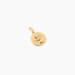 Pendentif Mary Argent Dor&eacute; A L'Or 750/1000 - Pendentifs Communion Femme | Histoire d&rsquo;Or