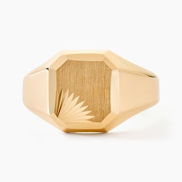 Chevali&egrave;re Gregg Carree Diamantee Soleil Or Jaune